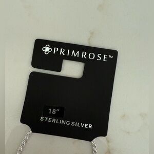 Primrose Sterling Silver Necklace NWT